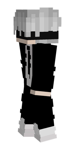 Black skin: body, left side render