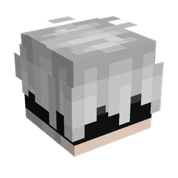 Black skin: head render