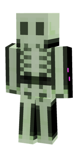Black skin: body, front render