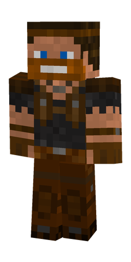 Black skin: body, front render