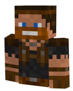 Black skin: bust render