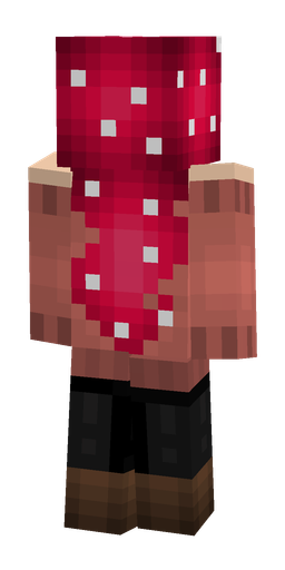Black skin: body, back render