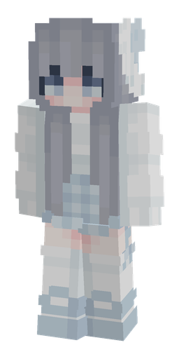 Blue skin: body, front render