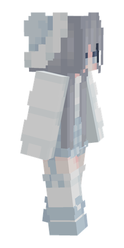 Blue skin: body, right side render