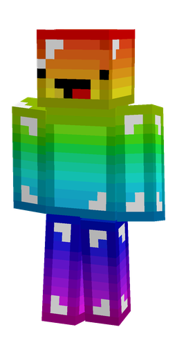 Blue skin: body, front render