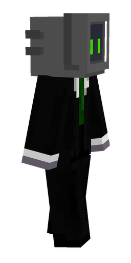 Black skin: body, right side render