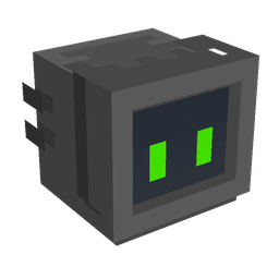 Black skin: head render