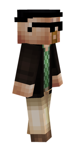 Black skin: body, right side render