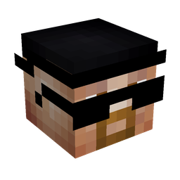 Black skin: head render