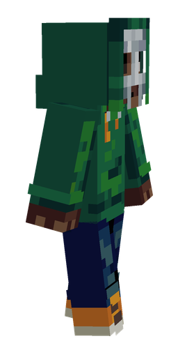 Black skin: body, right side render