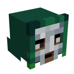 Black skin: head render