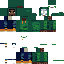 Black skin: raw texture render