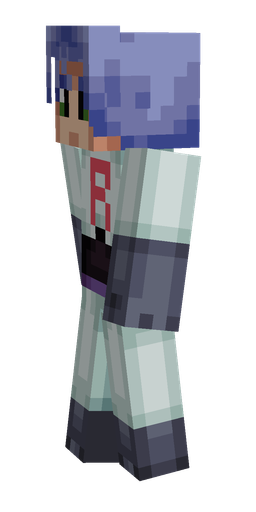 Black skin: body, left side render