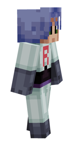 Black skin: body, right side render