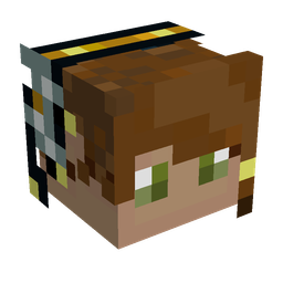 Black skin: head render