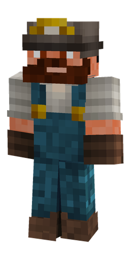 Blue skin: body, front render