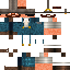 Blue skin: raw texture render