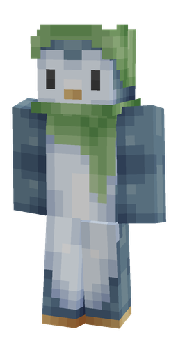 Blue skin: body, front render