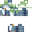Blue skin: raw texture render