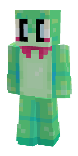 Green skin: body, front render
