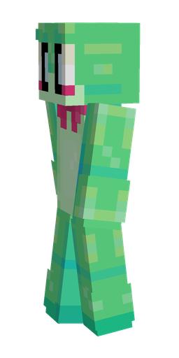 Green skin: body, left side render
