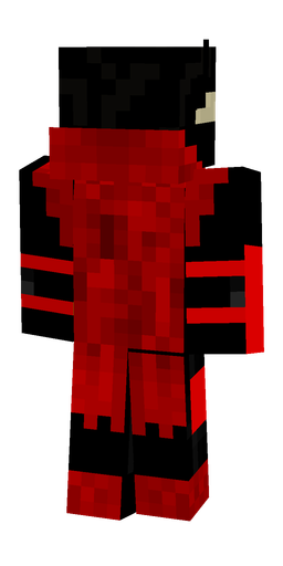 Black skin: body, back render