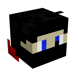 Black skin: head render