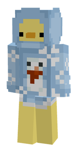 Blue skin: body, front render