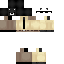 Black skin: raw texture render