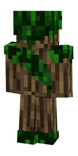 Black skin: body, back render