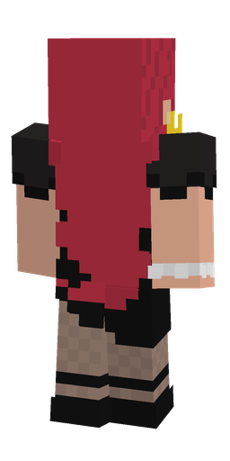 Black skin: body, back render