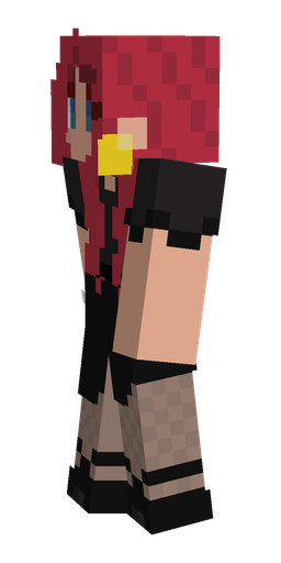Black skin: body, left side render