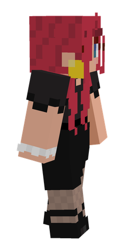 Black skin: body, right side render