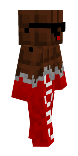 Brown skin: body, right side render