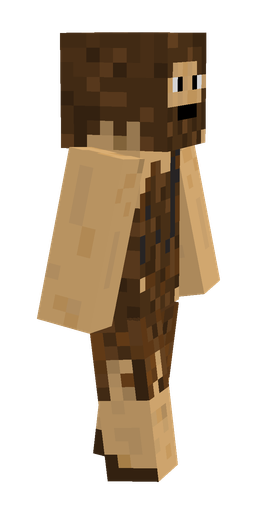 Brown skin: body, right side render