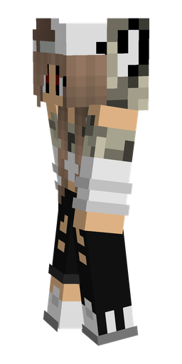 Black skin: body, left side render