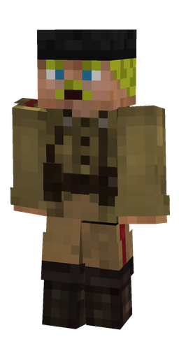 Black skin: body, front render