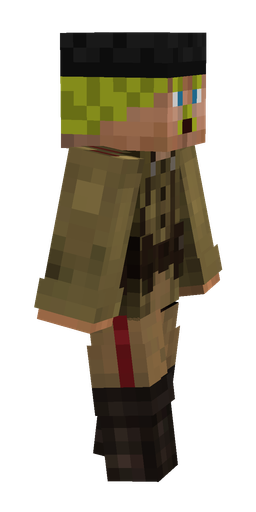 Black skin: body, right side render