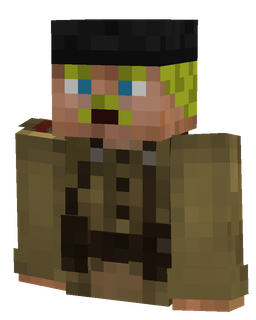 Black skin: bust render