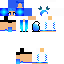 Blue skin: raw texture render