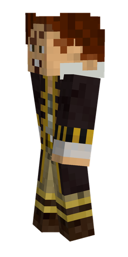 Black skin: body, left side render