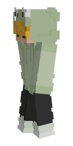 Black skin: body, left side render