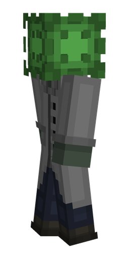 Black skin: body, left side render