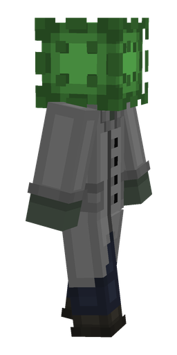 Black skin: body, right side render
