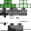 Black skin: raw texture render