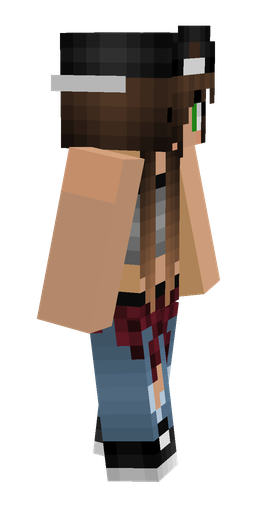 Black skin: body, right side render