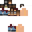 Black skin: raw texture render