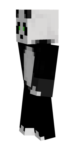 Black skin: body, left side render