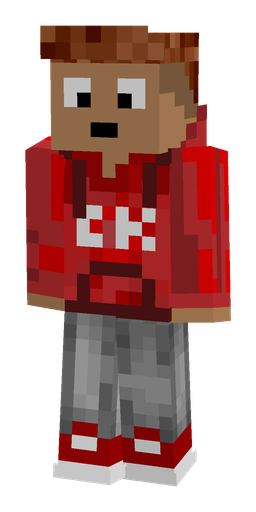 Gray skin: body, front render