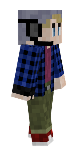 Black skin: body, right side render
